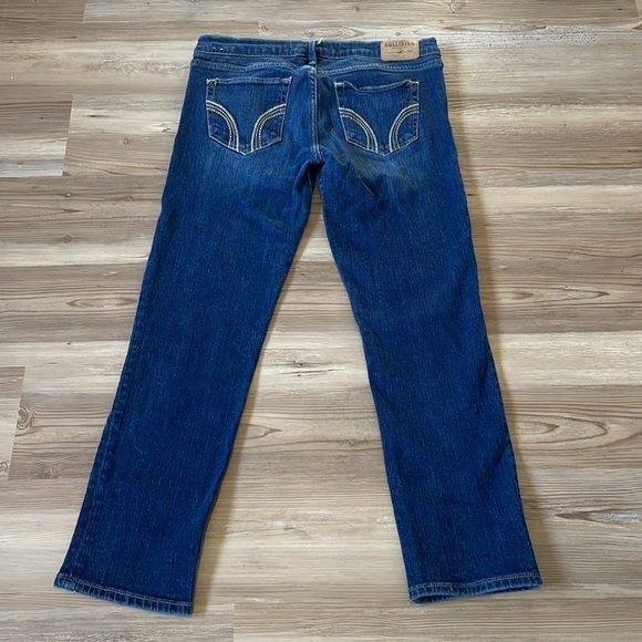 Hollister SoCal Stretch Jeans Womens 28 (Juniors Size 7) Straight Leg Med Wash - Picture 5 of 12